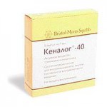 Кеналог, суспензия для инъекций 40 мг/мл 1 мл 5 шт ампулы